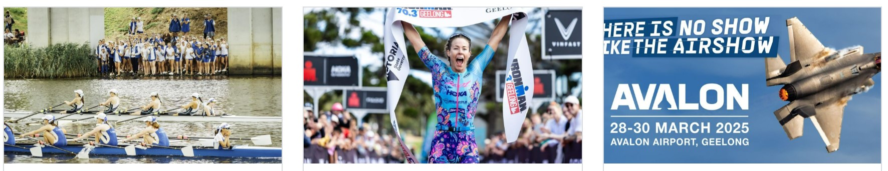 Three events in March 