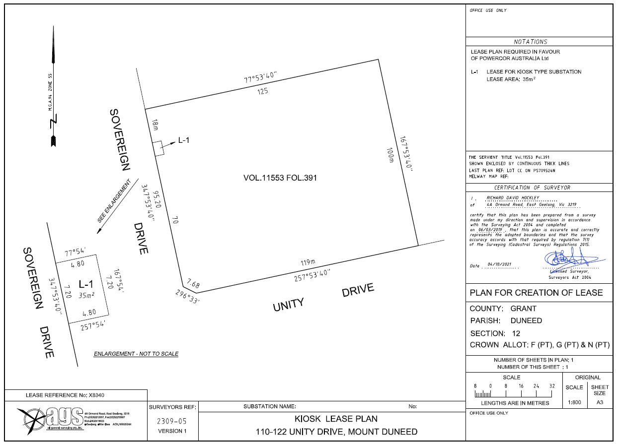 Proposed Lease Plan