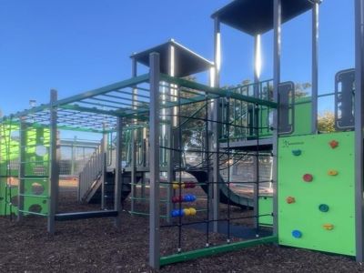 Winter playground equipment