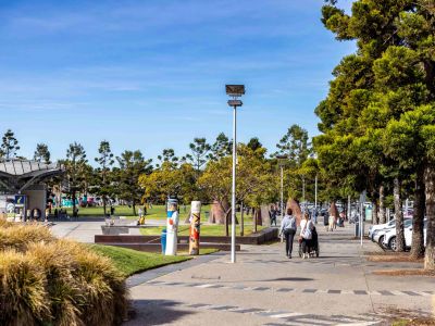 Waterfront footpaths